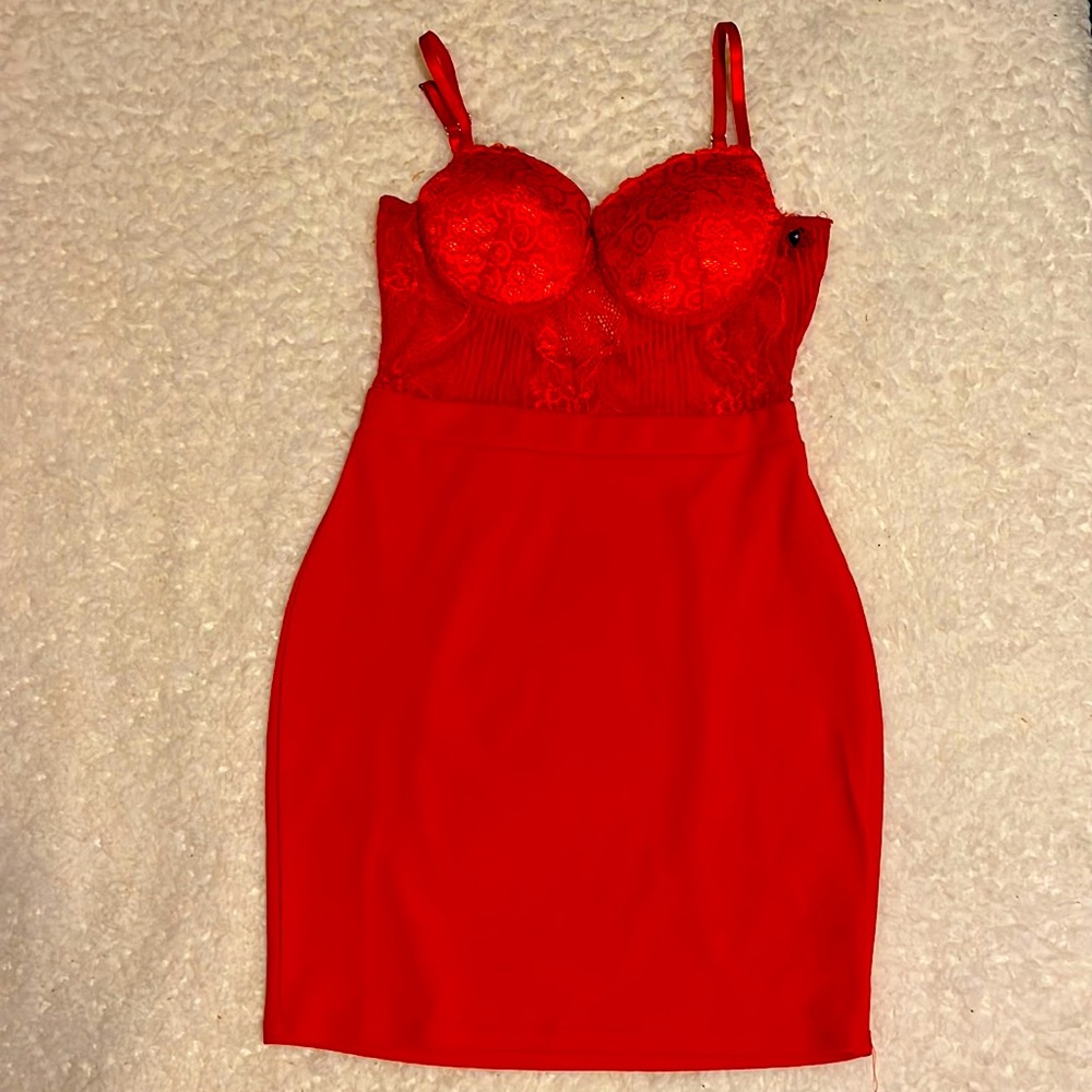 Red dress